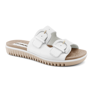 Birken Couro Branco Comfortflex 2345404-2