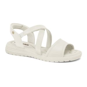 Sandália Papete Off White Comfortflex 2451324-7