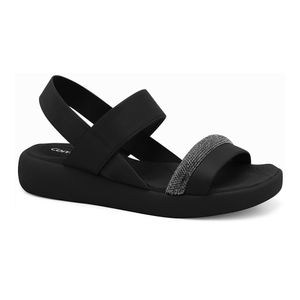 Sandália Papete Preta Comfortflex 2481303-3