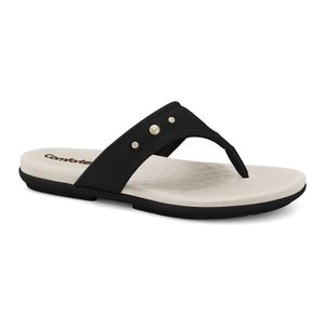 Chinelo Feminino Preto Comfortflex 2440302-3