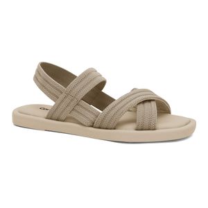 Sandália Feminina Elástico Avelã Comfortflex 2441405-1