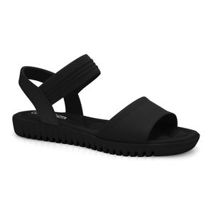 Sandália Papete Preto Comfortflex 2443303-3