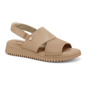 Sandália Papete Caqui Comfortflex 2449401-5
