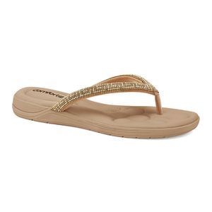 Chinelo Feminino Slip Star Natural Comfortflex 2480432-1