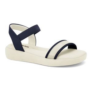 Sandália Nevoa/Marinho Papete Comfortflex 2447403-3