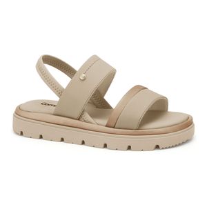Sandália Almond Papete Comfortflex 2546304-7