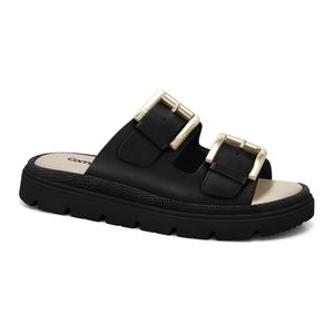 Slide Preto Comfortflex 2446402-15
