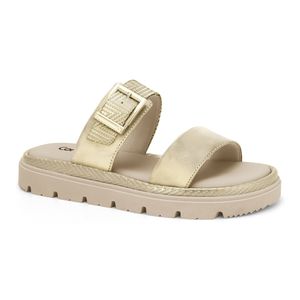 Slide Dourado Comfortflex 2546303-5