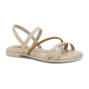 Sandália Rasteira Almond Comfortflex 2444402-7