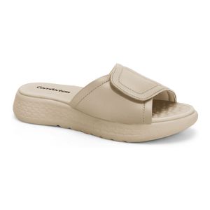 Tamanco Rasteira Almond Comfortflex 2547301-2