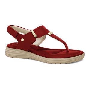 Sandália Papete Carmim Comfortflex 2551304-3