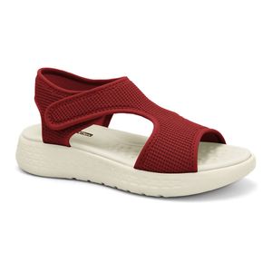 Sandália Lycra Carmim Comfortflex 2547304-2