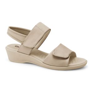 Sandália Anabela Almond Comfortflex 2572303-3
