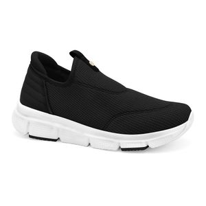Tênis Knit Preto Comfortflex  2590302-8