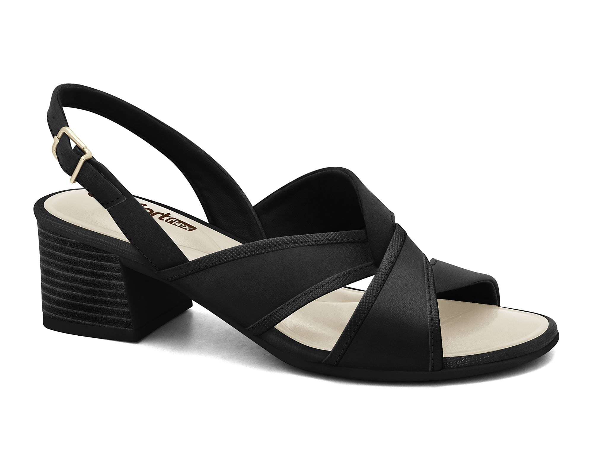 Sandália Camel Marketplace Comfortflex - Comfortflex