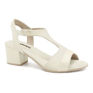 Sandália Salto Bloco Coconut Comfortflex 2557406-3