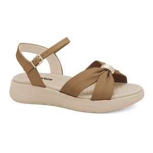 Sandália Papete Camel Comfortflex 2547403-6