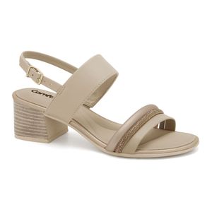Sandália Salto Bloco Mocca Comfortflex 2556403-1