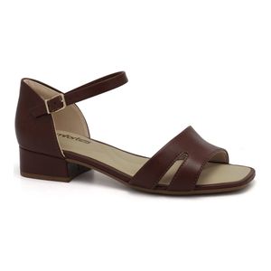 Sandália Salto Baixo Rum Comfortflex 2555406-1