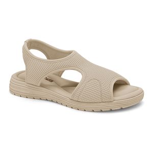 Sandália Lycra Almond Comfortflex 2551302-3