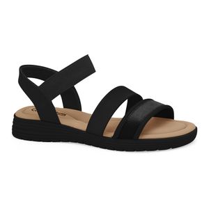 Sandália Papete Preta Comfortflex 2551406-3