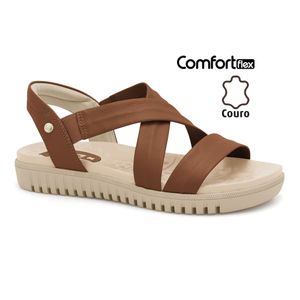 Sandália Couro Toffe Comfortflex 2545403-3