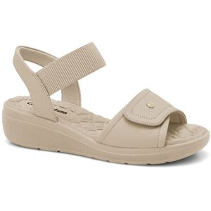 Sandália Anabela Almond Comfortflex 2486403-1