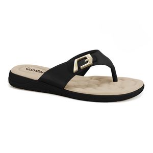 Chinelo Preto Comfortflex 2480405-7