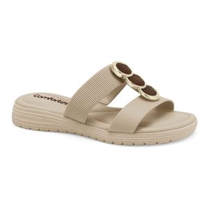 Rasteira Almond Comfortflex 2551401-1