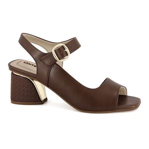 Sandália Salto Bloco Rum Comfortflex 2574404-2