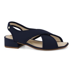 Sandália Lycra Marinho Comfortflex 2555409-5