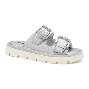 Chinelo Slide Prata Comfortflex 2446402-18