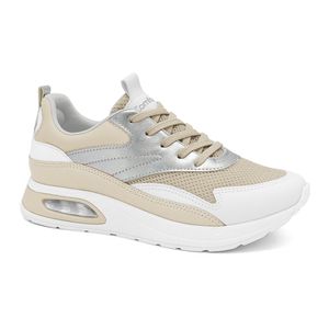 Tênis Casual Branco/Creme Comfortflex 2548404-1