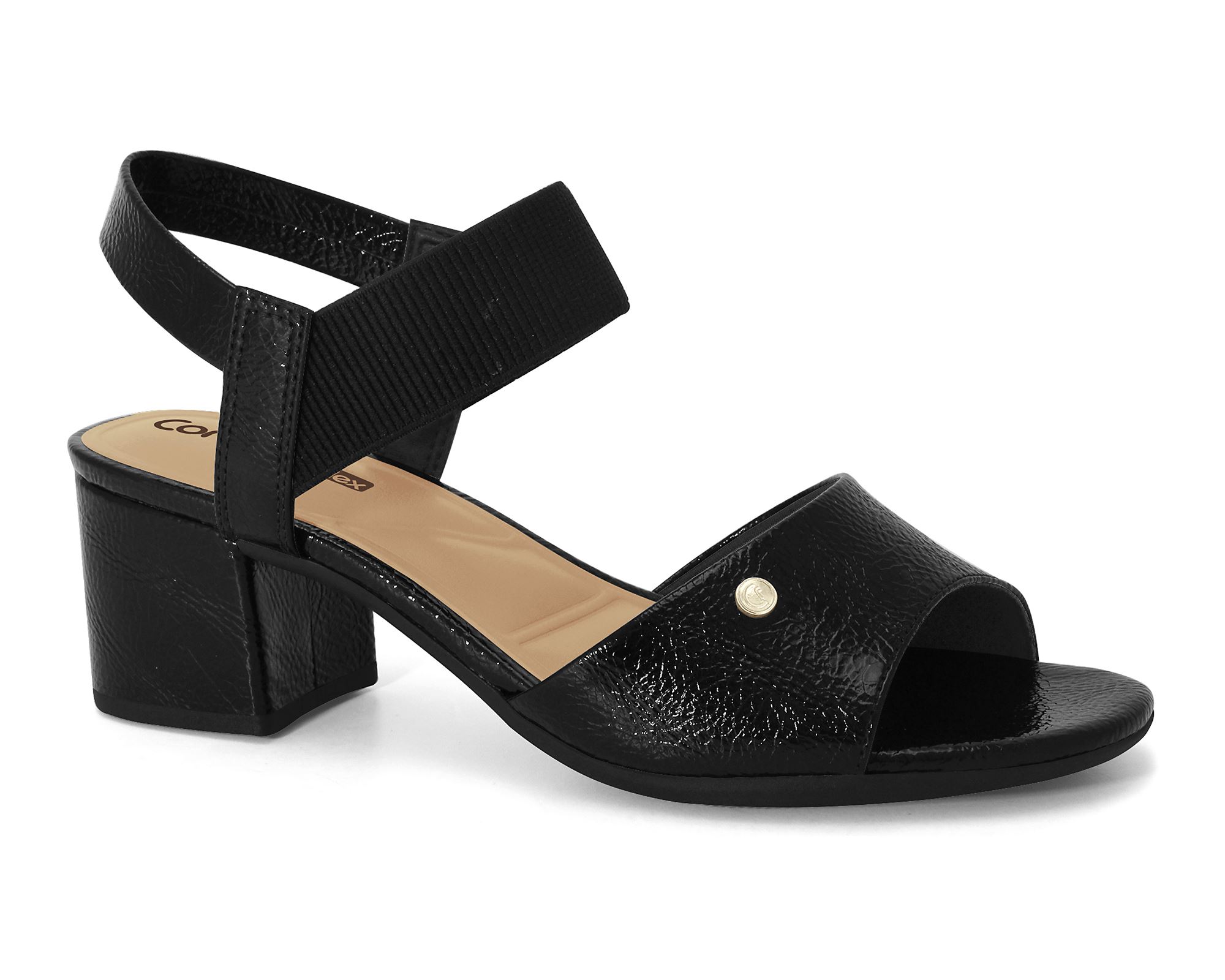 Sandália Dourada Marketplace Comfortflex - Comfortflex