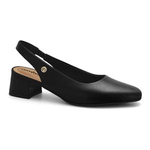 Slingback Preto Comfortflex 2698331-7