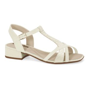 Sandália Salto Baixo Coconut Comfortflex 2555407-4