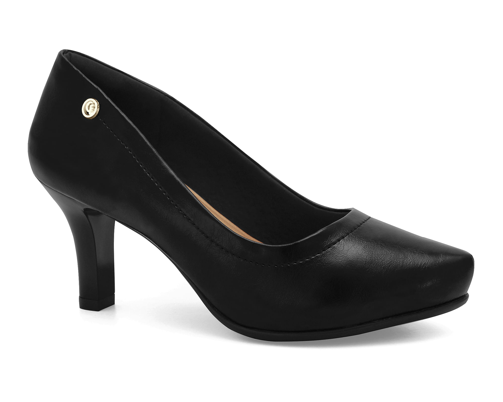 Scarpin Preto Marketplace Comfortflex - Comfortflex